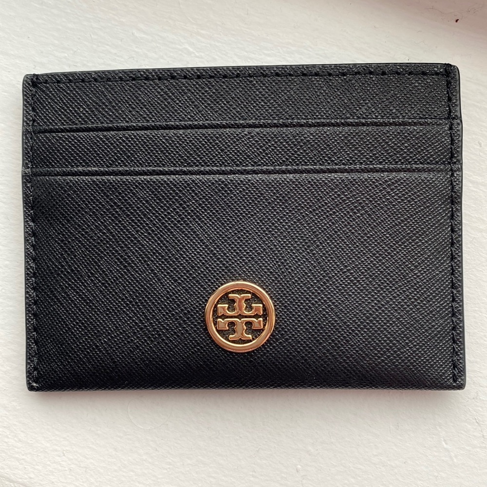 Tory Burch Robinson Leather Card Case - *USED ONCE*